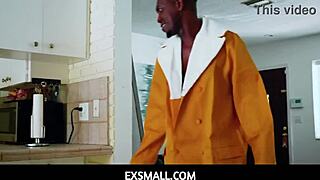 Scary Candyman Lets Petite Teen 18+ Live If She Fucks Him