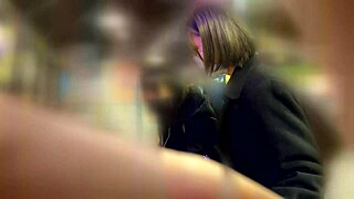 Asian Schoolgirl in Uniform Caught on Voyeur Cam for Panty Shots and Home Intrusion