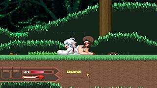 I watch Fobs Yamabiko animation in the forest game