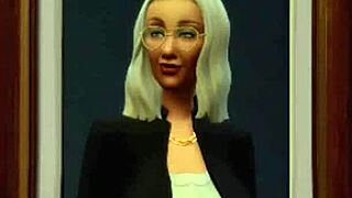 Intense black sluts in Sims 4 orgy