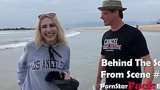 19yo teen big titty blonde gets creampie in oiled homemade scene