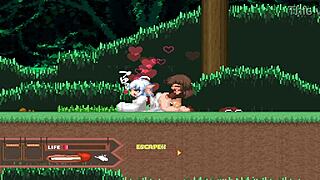 I watch Fobs Yamabiko animation in the forest game