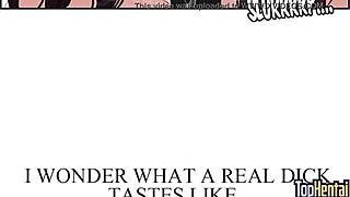 My dick has superpowers in this episode 6 hentai adventure with mommy and teacher 😏