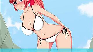 Exhibitionist JK At Beach!