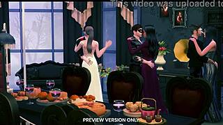 3d hentai orgy at masquerade party