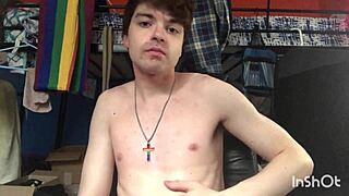 Gay Twink Niko Springs Strip Teases And Shows Off His Big Cock