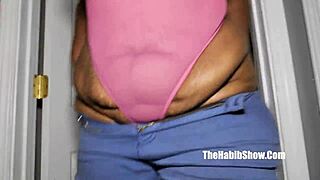 Liyahthebunni's big ebony ass gets fucked by stretch3x hard