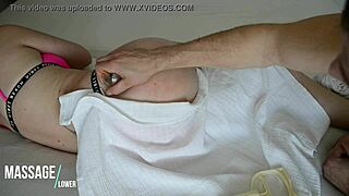 Vacuum Massage on Hot Booty! European Amateur Babe