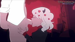 Modeus 淫荡恶魔 Helltaker 深喉怪物鸡巴