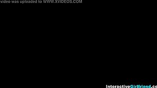 互动黑发辣妹玩具挑逗猛插