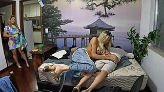 Bruna ferraz is back, ready to get anal fucked in a group scene