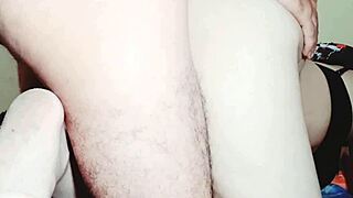 that big cock fingering her clear pussy up close