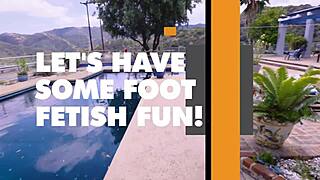 casey calvert enjoys foot fetish and anal fun with toys in pov