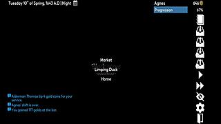 Agnes the perverted maid flaunts her big tits and ass