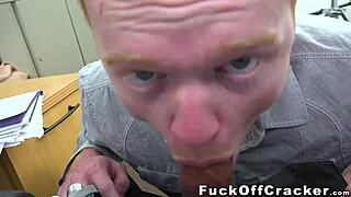 Redhead Guy Tempted By Cash Pleasures Monster Black Dick