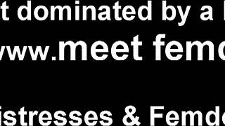 Femdom Mistress Binds And Stuff Your Useless Cock In Cage POV