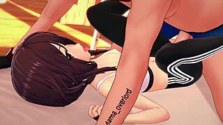 megumin gets hot in sportswear for fucking!