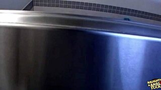 Big booty brunette catches voyeur, then begs for deep anal and creampie in doggystyle