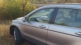 cream tube adventure and pee in nature, babe?