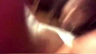 Ebony slut makes bbc shoot thick creamy load on her face and in mouth.