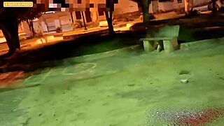 Fat Guy Wants Sex with Two Girls in the Square