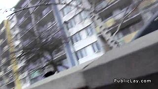 hey, watch this euro amateur suck in public