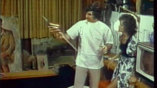 Linda Lovelace delivers iconic blowjob in classic retro scene till climax.