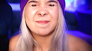 chubby blonde colombian loves her boyfriend's cock 😍 big tits and bubble butt on webcam