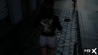 hey, fashion business girl takes naked shower in 3d anime