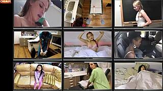 Doctor makes freshman cum with toy!