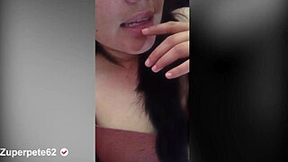 Sexy Mexican Babe Lying In Bed, Teasing For A Huge Facial Cumshot