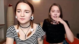 these teen lesbians are best friends having sex