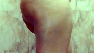 Hindi amateur masturbates in bathroom, begging for fuck.