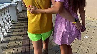 Cuckold Sucks Stranger's Dick During Wife's Hard Fuck