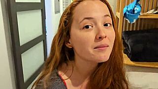 Slutty Redhead Stepdaughter Drains My Load on Her Big Tits - Red Eviee Danny Dirt