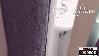 tricking a skinny girl into sex in the bathroom