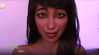 Natalie flaunts her amazing big boobs intensely in WVM 209