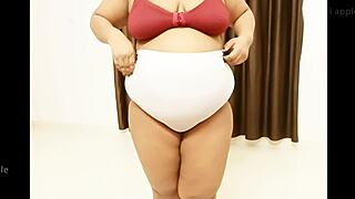 Uttarakhand maid strips naked showing big tits