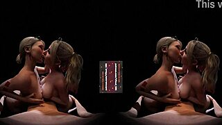 watch harley and alexa in double titfuck threesome