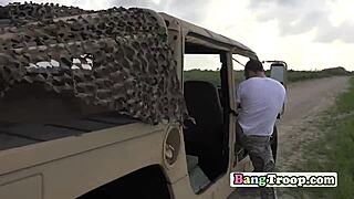 Can these gay soldiers handle their wild outdoor orgy?