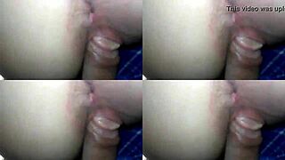 sexy redhead babysitter gets creampie from dad