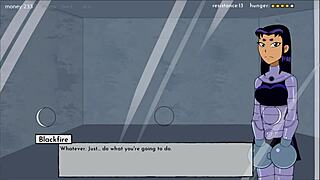 18Titans Episode 13: Raven's Handjob Scene