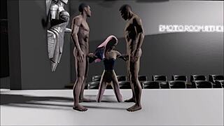 fallout 4 fashion number 202 features cartoon brunette teen in hentai fucking scenes