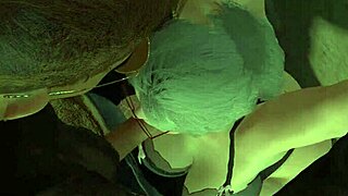 Plump cougar says, 'spread my legs for blowjob on street'