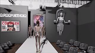 fallout 4 fashion number 202 features cartoon brunette teen in hentai fucking scenes