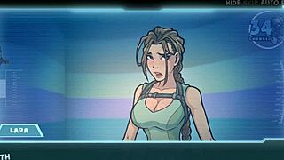 In star channel 34 part 89, the sexy brunette with big tits engages in hentai action with the redhead.