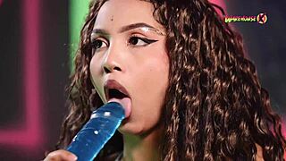 curvy latina masturbates to intense orgasms with toys