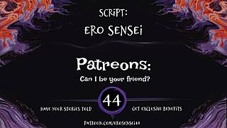 Friends' wild idea! Erotic audio for women, POV masturbation leading to orgasm!