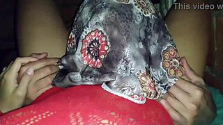 sexy girl in red gets tight pussy fucked