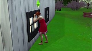 peeping on a cheating wife in blue velvet during a public comedy show